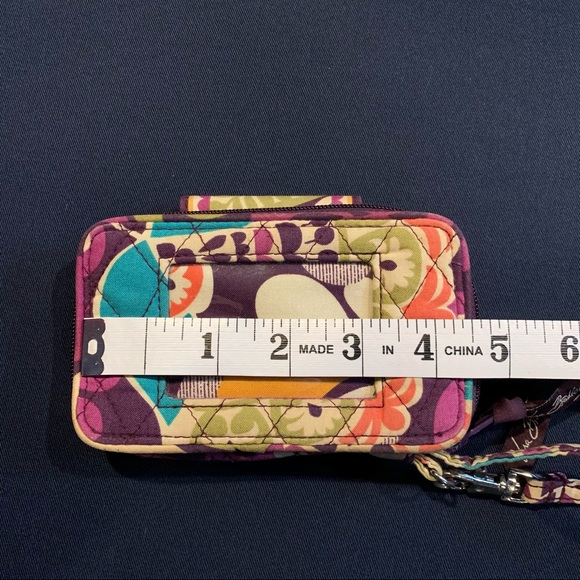 Vera Bradley Plum Crazy Wallet Wristlet iPhone5 - Picture 3 of 8